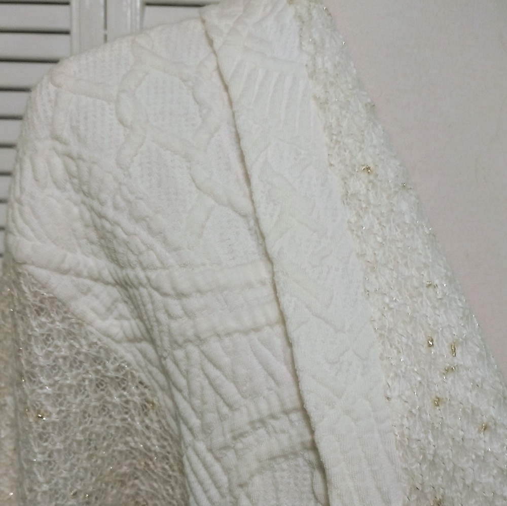 Alberto Makali draped wool blend cardigan large - Picture 2 of 7